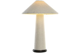 DKD Home Decor Lámpara Sobremesa Moderno Blanco Negro 40 x 59 x 40 cm