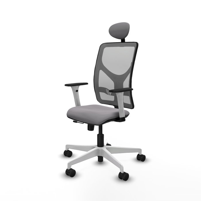 PIQUERAS Y CRESPO Silla de oficina Motilla Gris con Mecanismo Sincro/Traslack PIQUERAS Y CRESPO Silla de oficina Motilla Gris con Mecanismo Sincro/Traslack