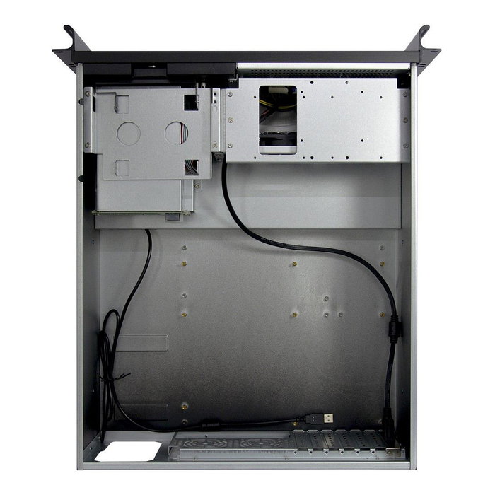 Inter-Tech IPC 4U 4452-TFT con Monitor, Teclado y Ratón
