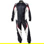 Omp Traje De Carreras Tecnica Evo OMPIA0-1859-B01-076-52 Ignífugo FIA 8856-2018 Negro-Blanco Talla 52