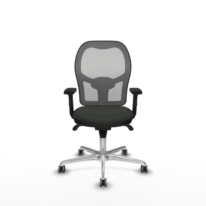 PIQUERAS Y CRESPO Silla de oficina Jorquera con mecanismo Sincro, Negro/Gris PIQUERAS Y CRESPO Silla de oficina Jorquera con mecanismo Sincro, Negro/Gris