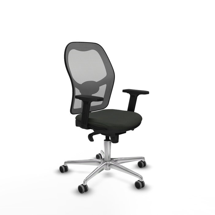 PIQUERAS Y CRESPO Silla de oficina Jorquera con mecanismo Sincro, Negro/Gris PIQUERAS Y CRESPO Silla de oficina Jorquera con mecanismo Sincro, Negro/Gris