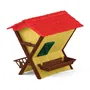 Schleich SCH42658 Cabaña para animales del bosque con cierva, cervatillo, ardilla y erizo, para niños a partir de 3 años