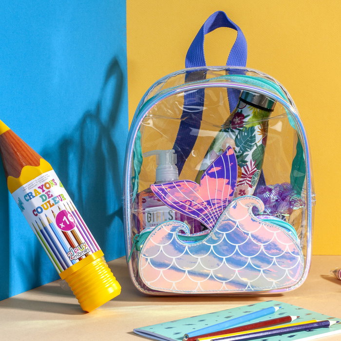 The Concept Factory Mochila Infantil Sirena Transparente The Concept Factory Mochila Infantil Sirena Transparente
