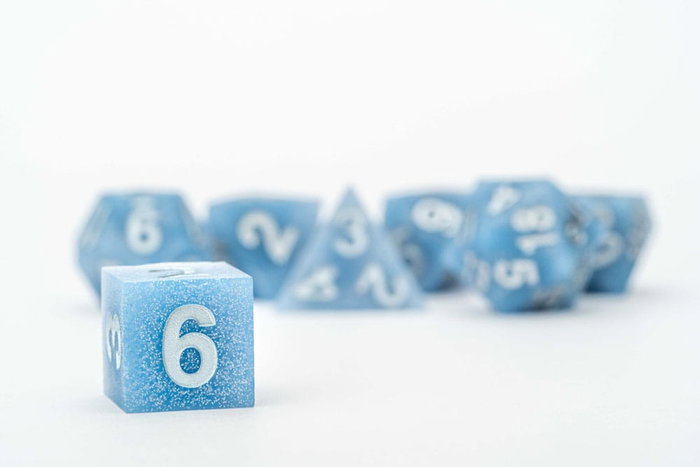 FanRoll Pack de Dados Glacial Debris de Silicona (7 unidades)