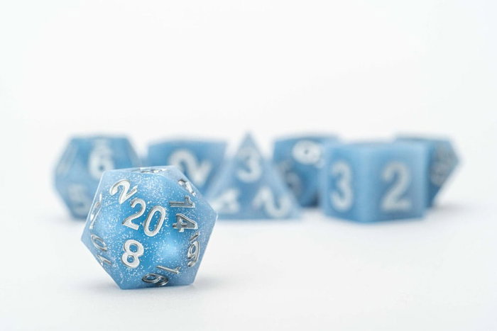 FanRoll Pack de Dados Glacial Debris de Silicona (7 unidades)