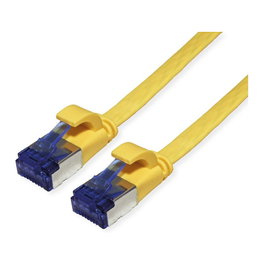 VALUE Patchkabel Cat.6A FTP extra plano Amarillo 1 m