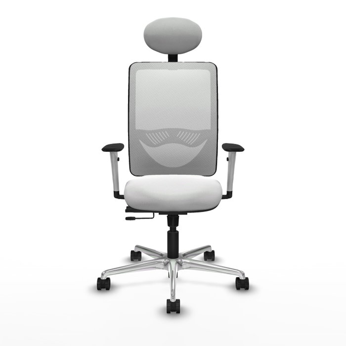 PIQUERAS Y CRESPO Silla de oficina Zulema con mecanismo Sincro/Traslack y cabecero fijo, color blanco PIQUERAS Y CRESPO Silla de oficina Zulema con mecanismo Sincro/Traslack y cabecero fijo, color blanco