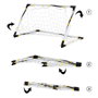 CB Toys Portería de fútbol plegable con balón