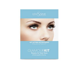 Levissime Kit Lifting de Pestañas Glamour Completo con Lash Cream Booster, Glue, Perm Gel y Moldes S/M/L
