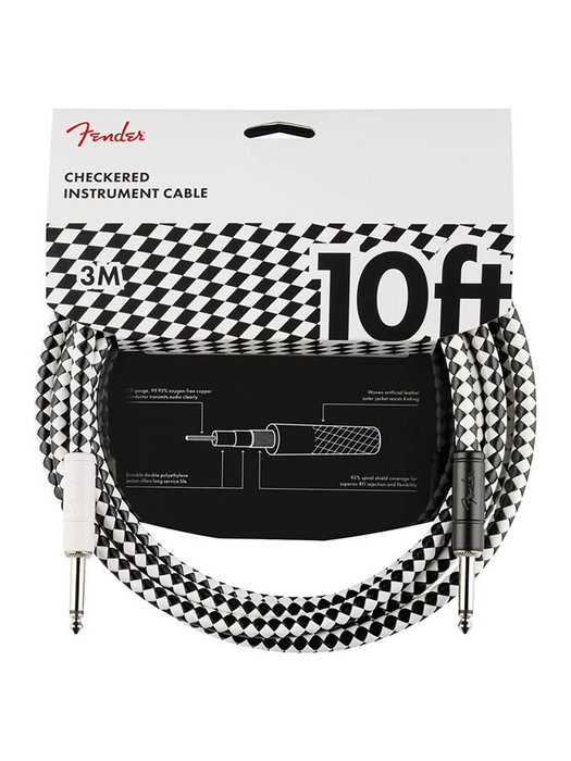Cable Jack/Jack Fender 3M Checkerboard Cable Jack/Jack Fender 3M Checkerboard