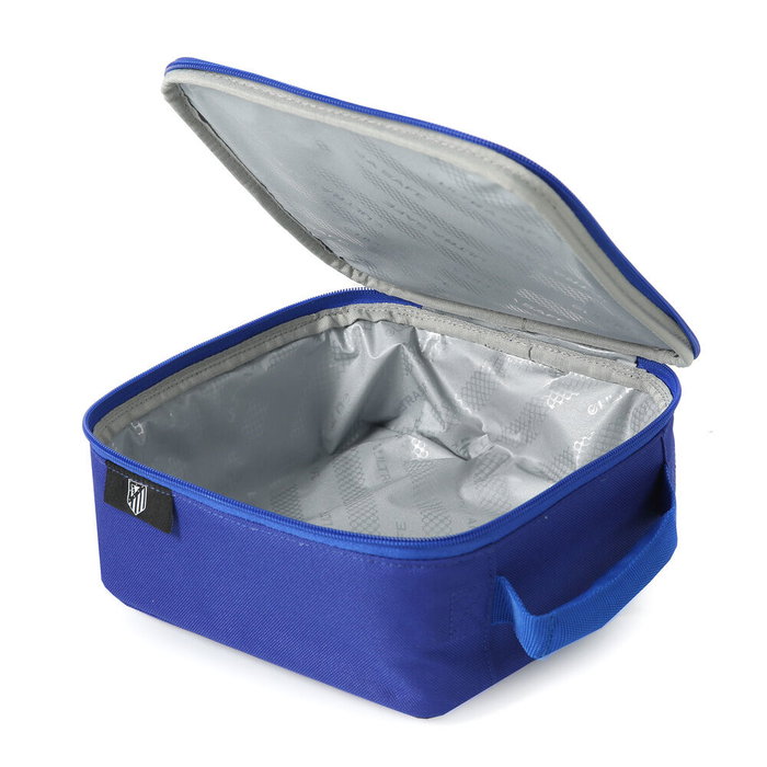 ATLETICO DE MADRID Kit de Transporte Térmico con Bolsa Portaalimentos, Botella y Tupper, 21x9.5x21.6 cm, Poliéster 600D