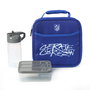 ATLETICO DE MADRID Kit de Transporte Térmico con Bolsa Portaalimentos, Botella y Tupper, 21x9.5x21.6 cm, Poliéster 600D