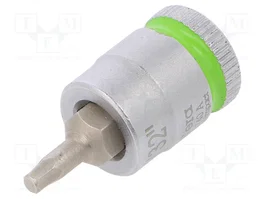 WERA Vaso Allen-bit Hex-Plus HEX 3/32 pulgada 1/4 pulgada 28mm