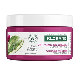 Klorane Mascarilla Repulpante con Higo de Barbaria 250 ml - Hidratante y Nutritiva, Cabello 2x Más Brillante, 72h de Hidratación