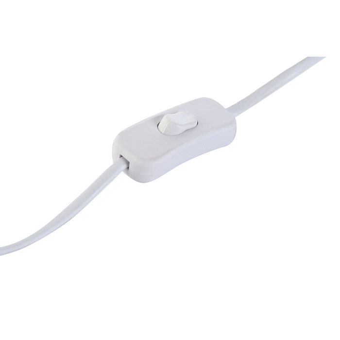 DKD Home Decor Lámpara de Sobremesa Lino y Cuerda Natural