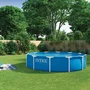 Intex Kit de Piscina Tubular Elevada, Estructura Metálica Redonda, 305 x 76 cm, Modelo 28202ND / INT6941057432007