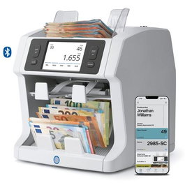 Safescan 2985-SC Contadora de Valor de Billetes y Clasificadora