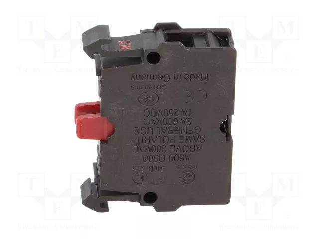 Eaton M22-K01 Elemento de contacto auxiliar con montaje frontal y conexión de tornillo Eaton M22-K01 Elemento de contacto auxiliar con montaje frontal y conexión de tornillo