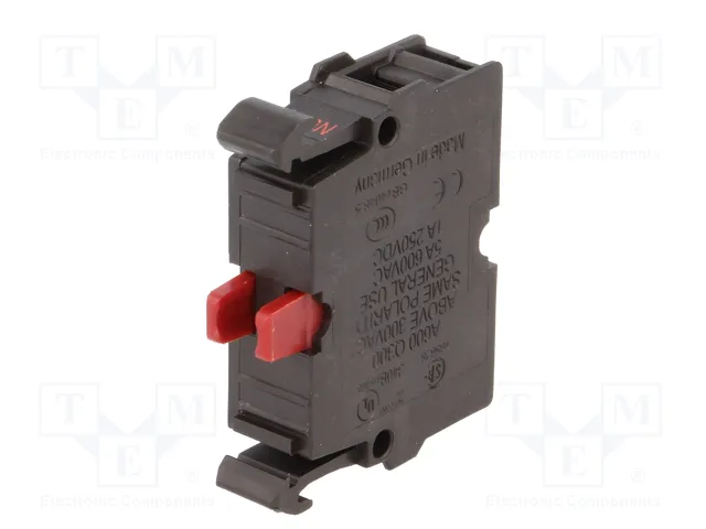 Eaton M22-K01 Elemento de contacto auxiliar con montaje frontal y conexión de tornillo Eaton M22-K01 Elemento de contacto auxiliar con montaje frontal y conexión de tornillo
