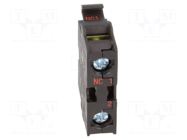 Eaton M22-K01 Elemento de contacto auxiliar con montaje frontal y conexión de tornillo Eaton M22-K01 Elemento de contacto auxiliar con montaje frontal y conexión de tornillo