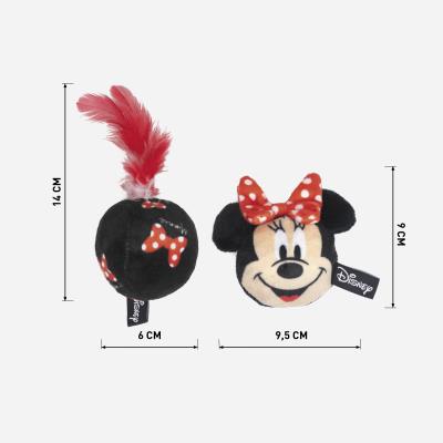 Juguete Para Gato 2 Piezas Minnie Rojo