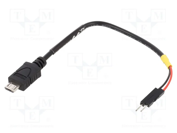 DeLOCK 85406 Cable de alimentación Micro-USB B a 2 terminales de poste, 10 cm DeLOCK 85406 Cable de alimentación Micro-USB B a 2 terminales de poste, 10 cm