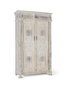 GINER Y COLOMER Armario de Mango Blanco Envejecido 203x120x50 cm