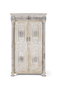 GINER Y COLOMER Armario de Mango Blanco Envejecido 203x120x50 cm