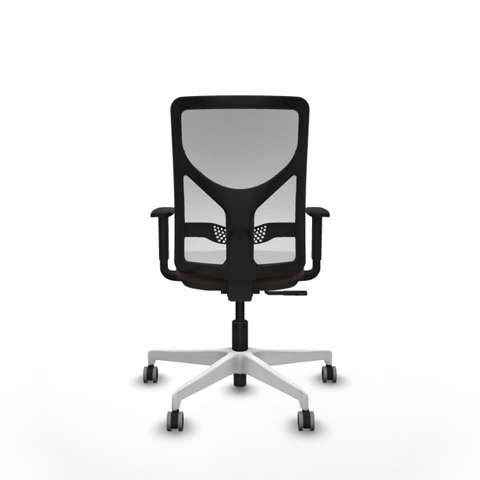 PIQUERAS Y CRESPO Silla de oficina Motilla con mecanismo Sincro, Marrón oscuro y Blanco PIQUERAS Y CRESPO Silla de oficina Motilla con mecanismo Sincro, Marrón oscuro y Blanco