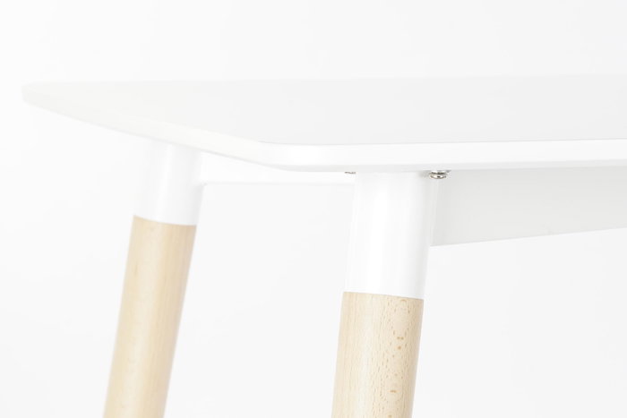 DKD Home Decor Mesa Comedor Shenglong basics Scandi urban Blanco 120 x 80 x 74 cm