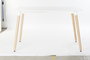 DKD Home Decor Mesa Comedor Shenglong basics Scandi urban Blanco 120 x 80 x 74 cm