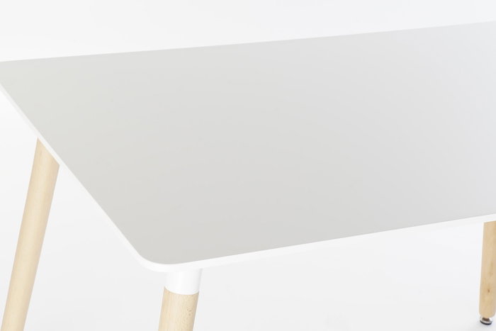 DKD Home Decor Mesa Comedor Shenglong basics Scandi urban Blanco 120 x 80 x 74 cm