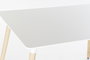 DKD Home Decor Mesa Comedor Shenglong basics Scandi urban Blanco 120 x 80 x 74 cm