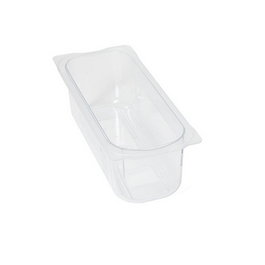 Rieber Cubeta Policarbonato 2/8 - 100, Cubeta GN, 2.6 Litros de Capacidad, para Almacenaje y Transporte