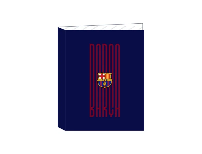 Safta Carpeta de 4 Anillas Mixtas F.C. Barcelona Folio