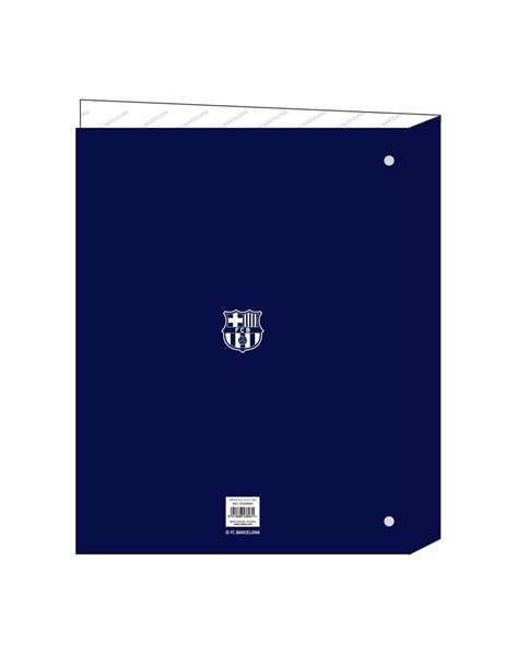 Carpeta de anillas F.C. Barcelona 24/25 Granate Azul marino A4 26.5 x 33 x 4 cm
