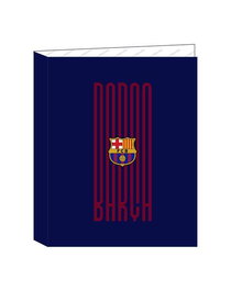 Safta Carpeta Folio 4 Anillas Mixtas FC Barcelona 26,5x33x4 cm