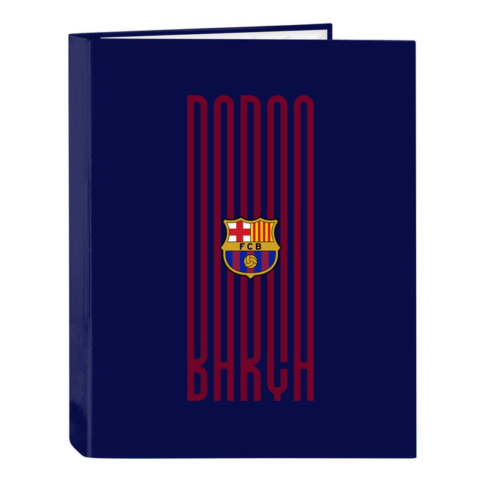 Safta Carpeta de 4 Anillas Mixtas F.C. Barcelona Folio