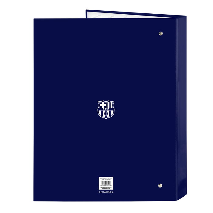 Safta Carpeta de 4 Anillas Mixtas F.C. Barcelona Folio