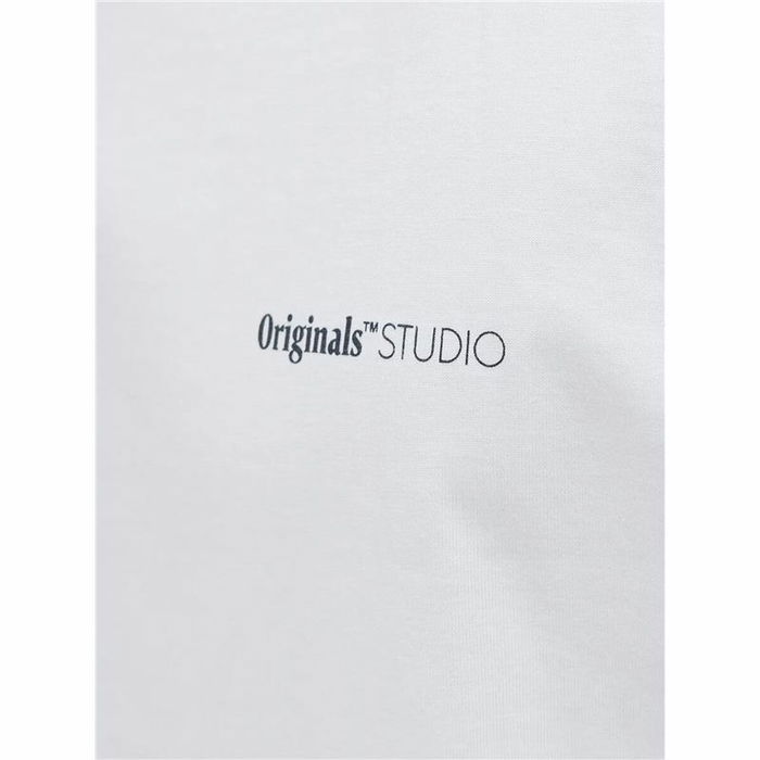 Camiseta de Manga Corta Hombre Jack & Jones Jorvarenna Painted Blanco Camiseta de Manga Corta Hombre Jack & Jones Jorvarenna Painted Blanco
