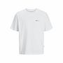 Camiseta de Manga Corta Hombre Jack & Jones Jorvarenna Painted Blanco