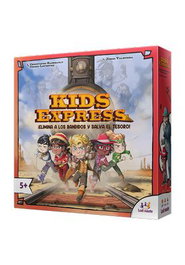 Ludonaute Kids Express LUKE01SP - Juego de Mesa Infantil en Español del Lejano Oeste, de 5+ Años, 1-4 Jugadores, 15 Min, Colección Colt Express