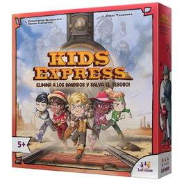 Ludonaute Kids Express Juego de Mesa Infantil del Oeste - Colt Express - Edad 5+, 1-4 Jugadores, 15 Min, Español - Referencia LUKE01SP