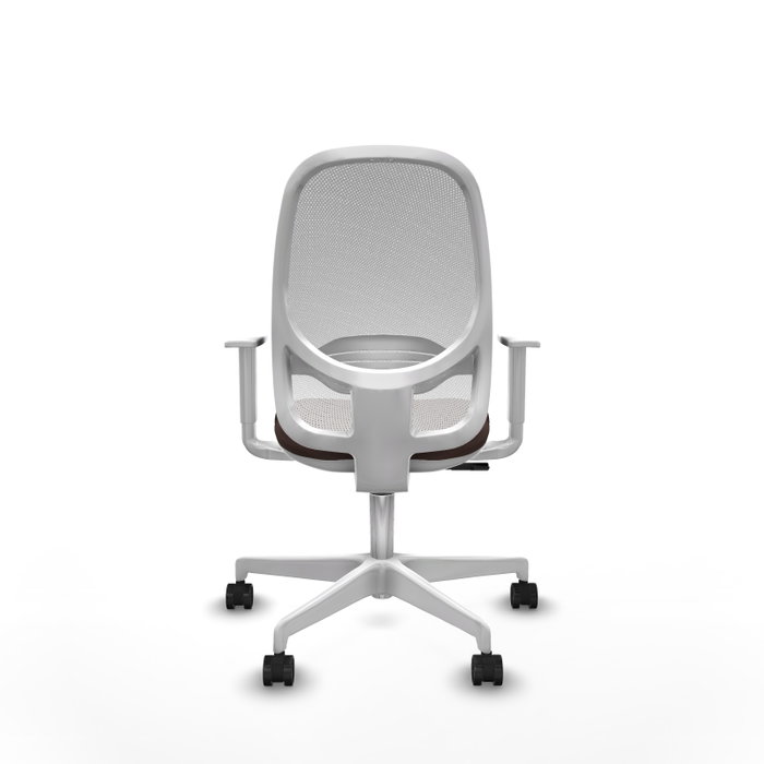 PIQUERAS Y CRESPO Silla de oficina Cilanco con Mecanismo Sincro, Marrón oscuro y Blanco PIQUERAS Y CRESPO Silla de oficina Cilanco con Mecanismo Sincro, Marrón oscuro y Blanco