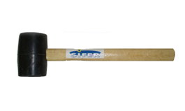SIFER Maza de Goma Negra 453 g