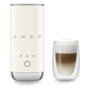 Smeg MFF02CREU Espumador y Calentador de Leche, Crema