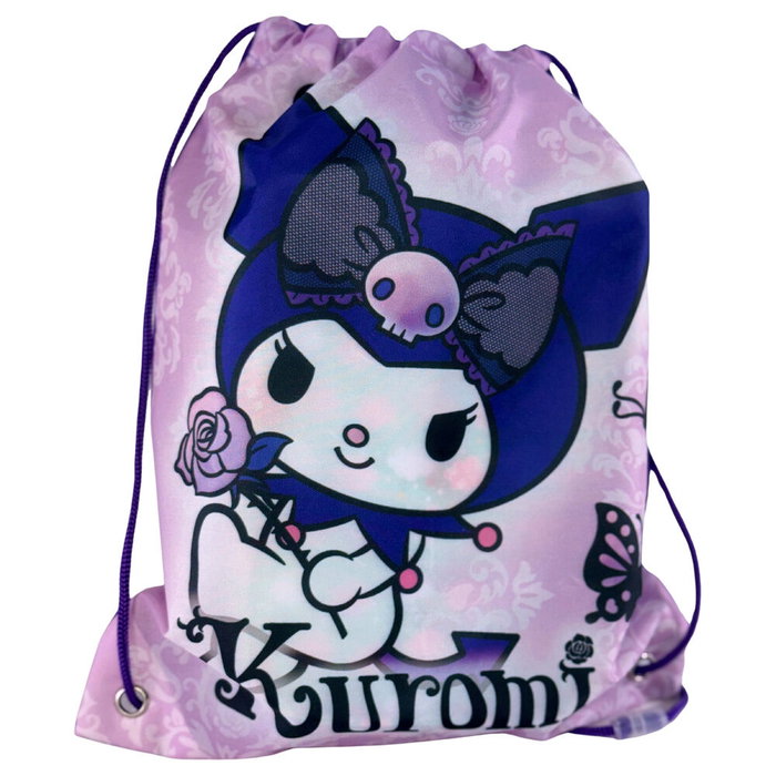 MANENTI Saco Merienda Sanrio Purple Kuromi Hello Kitty 30cm MANENTI Saco Merienda Sanrio Purple Kuromi Hello Kitty 30cm