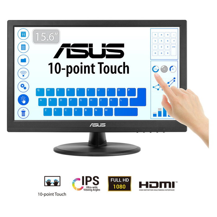 Asus VT169HE Monitor Táctil 15.6'' Full HD IPS Negro Asus VT169HE Monitor Táctil 15.6'' Full HD IPS Negro
