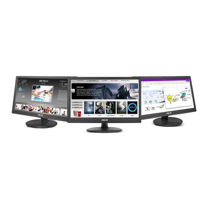 Asus VT169HE Monitor Profesional Táctil 15,6 pulg. Full HD Negro